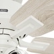 preview thumbnail 13 of 19, Hunter Gatlinburg Ceiling Fan w/ LED Light Kit, Handheld Remote - Transitional- EASY INSTALLATION