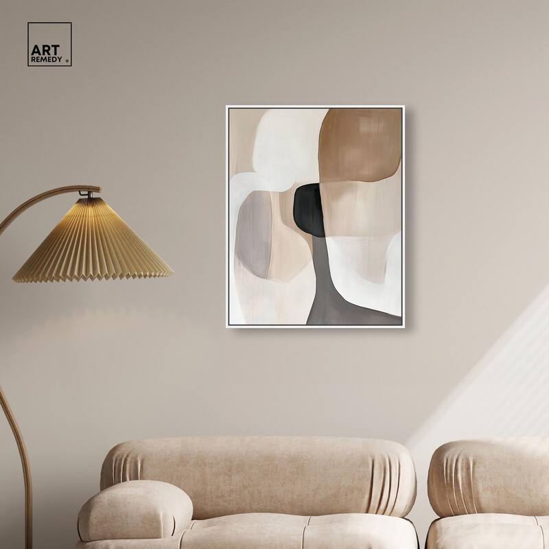 Curvilinear Composition II Canvas by Art Remedy