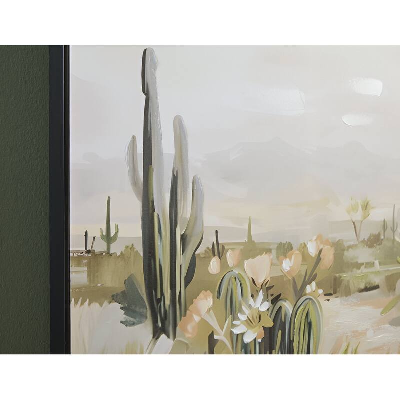 Signature Design by Ashley Sidworth Green/Beige Wall Art