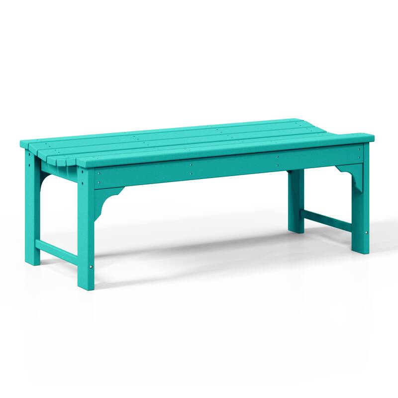 Polytrends Laguna Hdpe All Weather Outdoor Patio 48" Bench