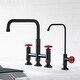 preview thumbnail 121 of 165, Kraus Urbix Industrial Solid Brass Kitchen Faucet