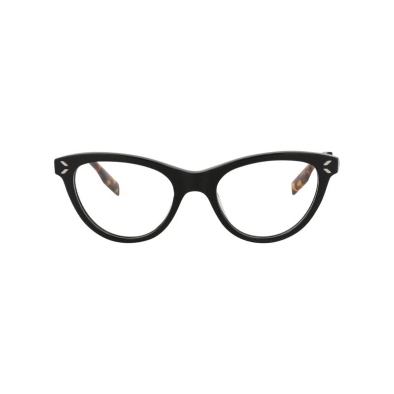 McQ Alexander McQueen Cat Eye-Frame Acetate Optical Frames - Black Ruthenium Transparent - N/A