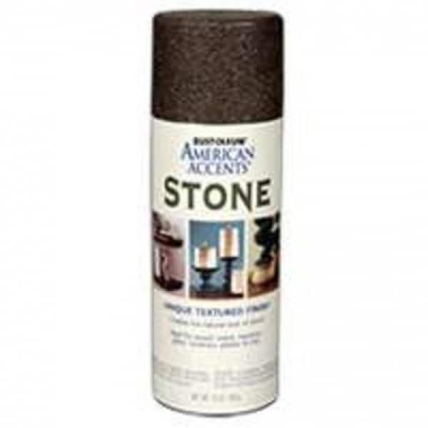 Rust Oleum 238324 American Accents Stone Spray Mineral Brown 12oz Overstock 28636775