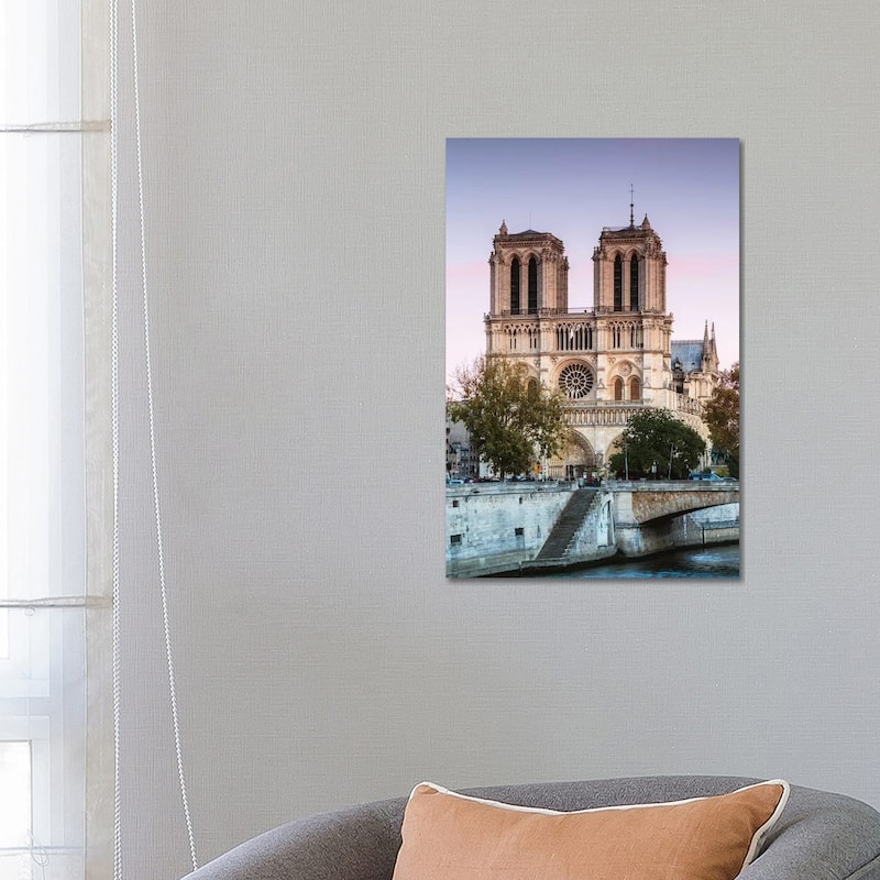 iCanvas "Notre Dame Sunset I" by Matteo Colombo Canvas Print - 26x18x1.5