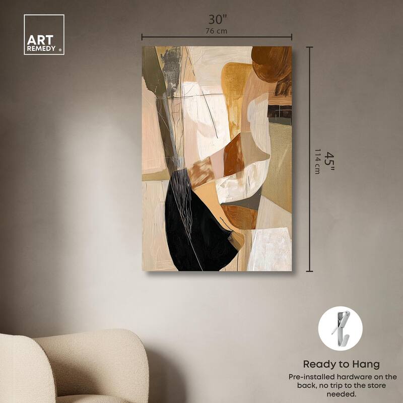 Tactile Depth II Canvas by Art Remedy, Gallery Wrapped
