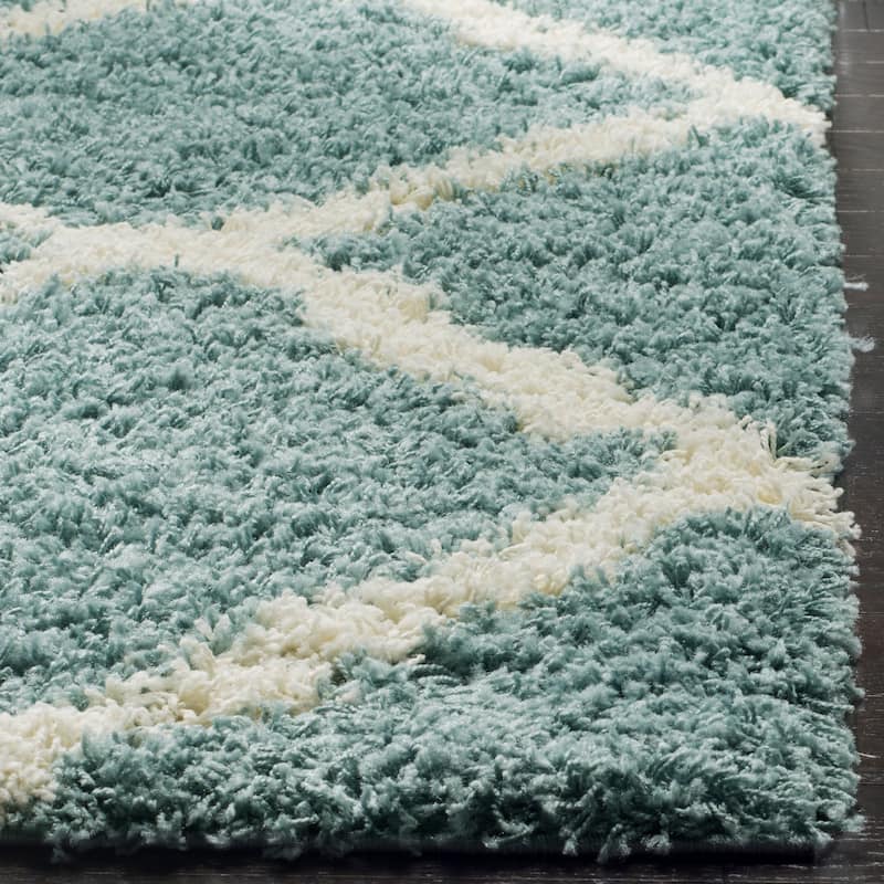 SAFAVIEH Dallas Shag Giusy Trellis 1.5-inch Thick Rug