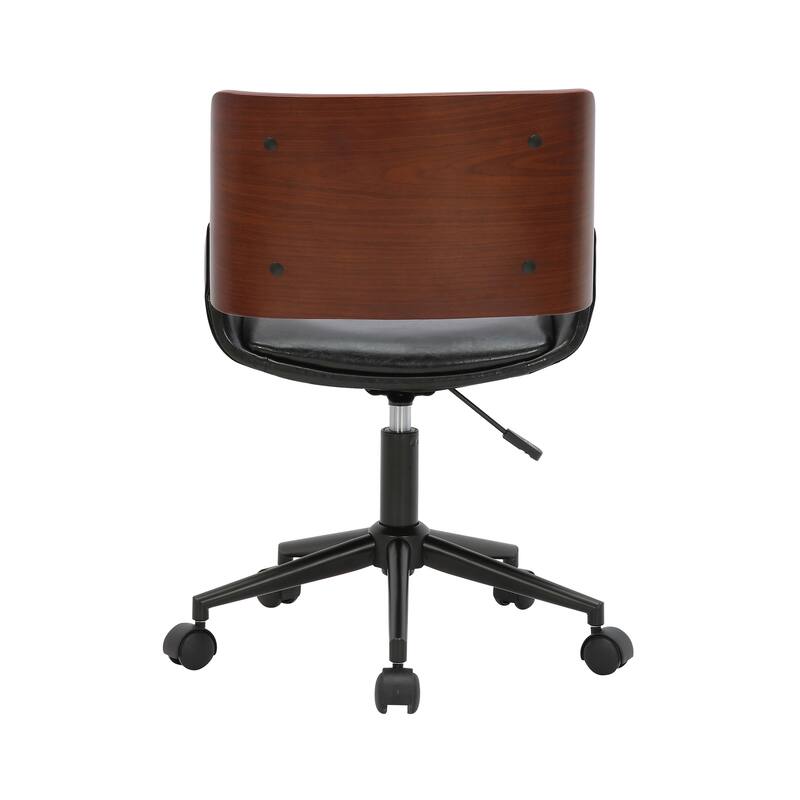 Porthos Home Brina Faux Leather Mid-Century Office Chair