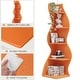 preview thumbnail 41 of 55, Corner Shelf Bookcase Bookshelf with Unique Shape for Living Room, Home Office