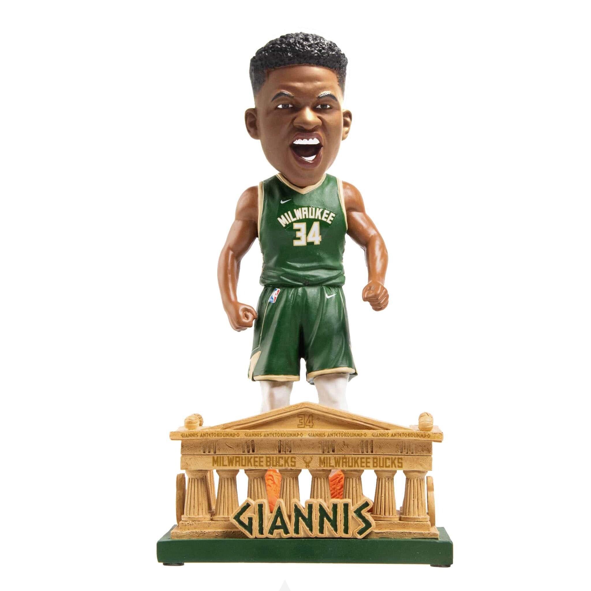 Milwaukee Bucks Giannis Antetokounmpo Greek Bobblehead Multi Overstock 28879999