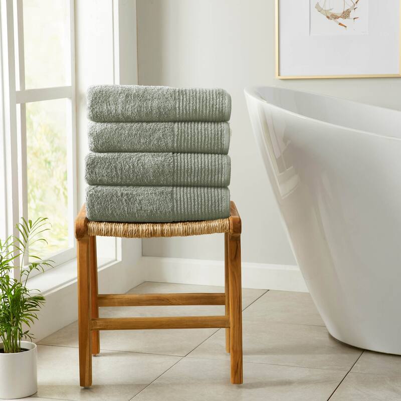 Linery & Co. 100% Featherspun Cotton Quick-Dry Bath Towel