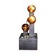 preview thumbnail 8 of 10, In-Outdoor Metal Water Fountain with LED Lights - Tiered Water Feature