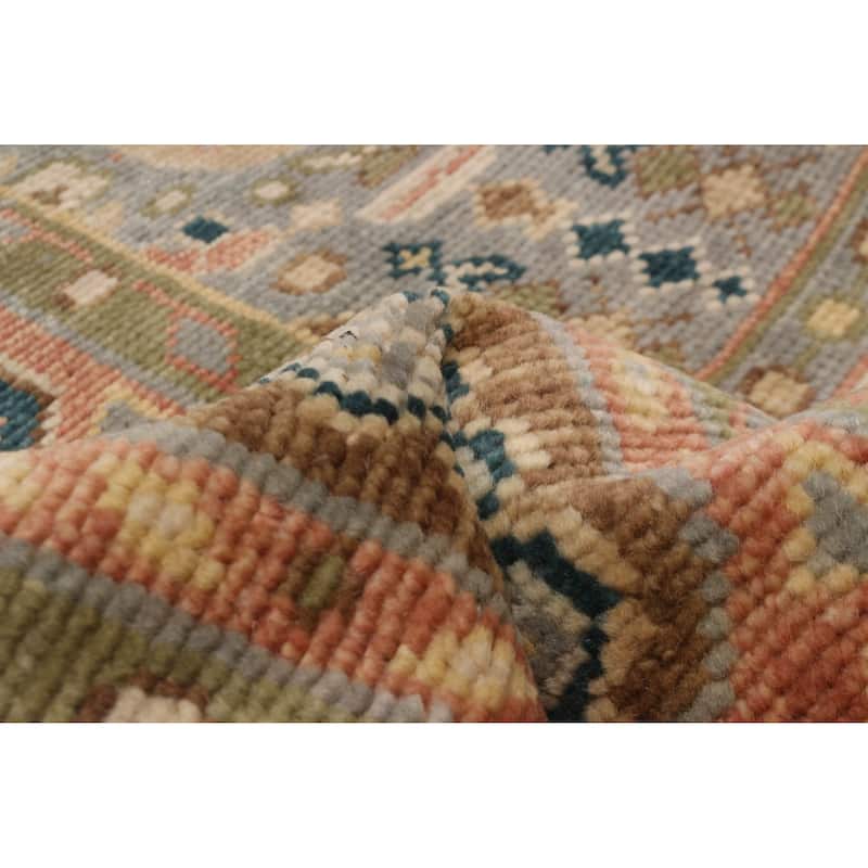 ECARPETGALLERY Hand-knotted Jules Serapi Grey Wool Rug - 8'9 x 12'0