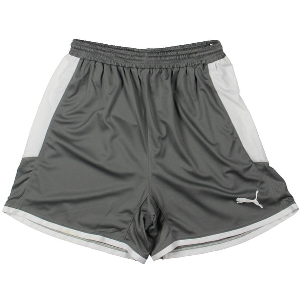 black and white puma shorts