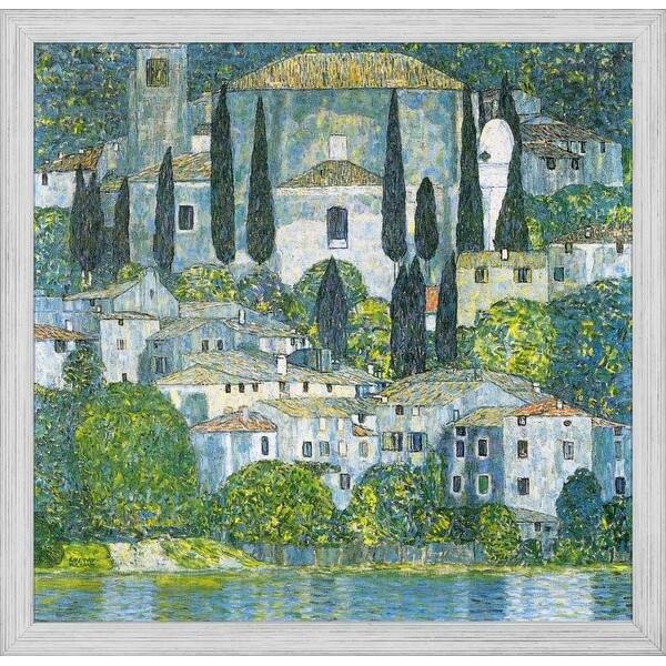 Shop Easy Art Prints Gustav Klimt S Church In Cassone Premium Canvas Art Overstock 25767200