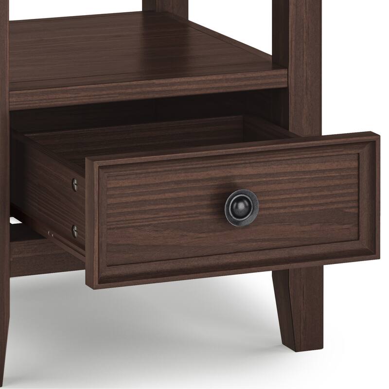 WYNDENHALL Halifax Solid Wood 19-inch Square End Table - 19 inch wide