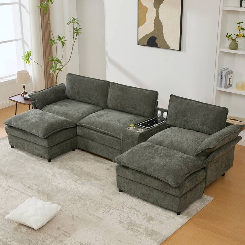 U Shaped Modular Sectional Sofa