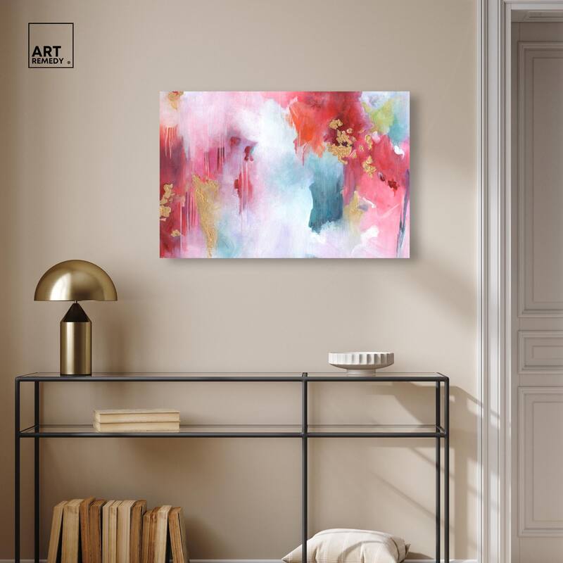 Rolling in Love Canvas by Art Remedy, Gallery Wrapped