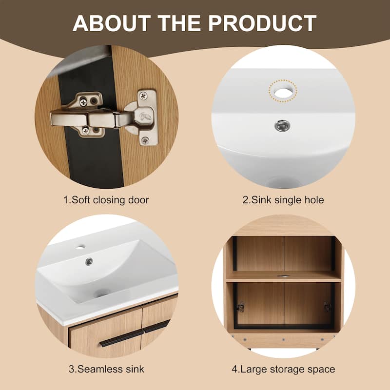 Bathroom Vanity Base with basin