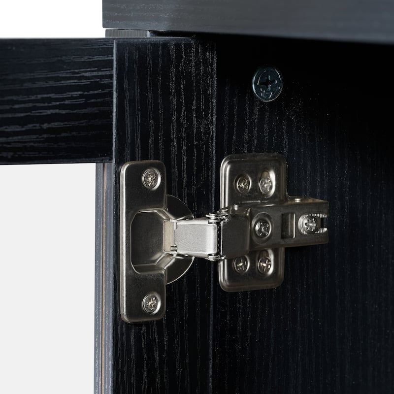 Vintage Dome Cabinet with Arched Design, Large Storage Display Cabinet with Adjustable Shelves for Living Room