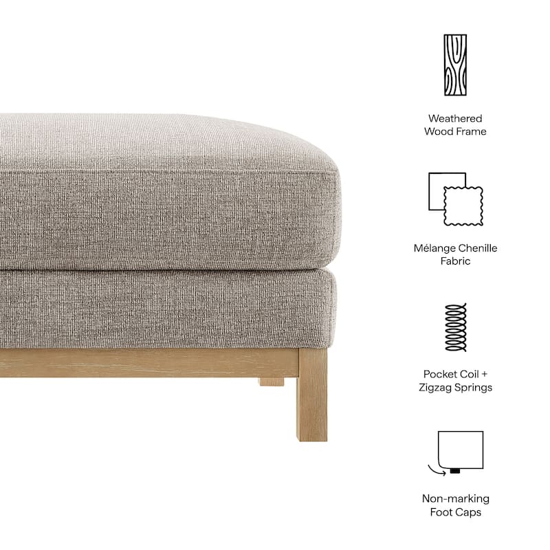Roscoe Upholstered Ottoman