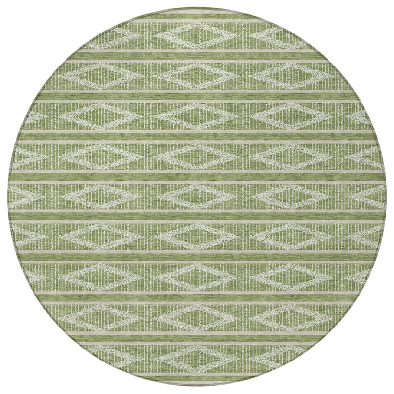 HomeRoots Geometric Transitional Rectangle Outdoor Rug