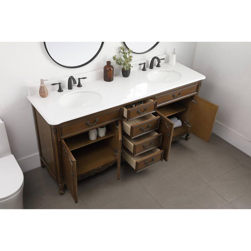 72" Double Bathroom Vanity