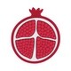 preview thumbnail 1 of 1, Hudson Baby Silicone Teether, Pomegranate