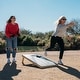 preview thumbnail 4 of 5, 4'x2' Modern Wooden Designs Cornhole Game