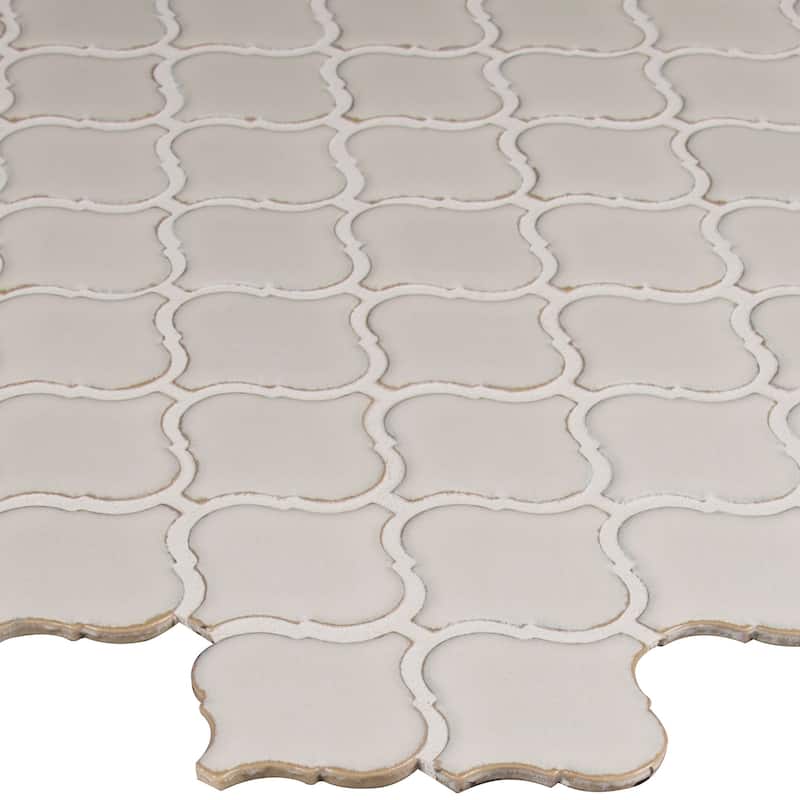 Ackland AKM-P-3X3LNG-CA 12" x 12" Porcelain Arabesque/Baroque Mosaic - Marabella