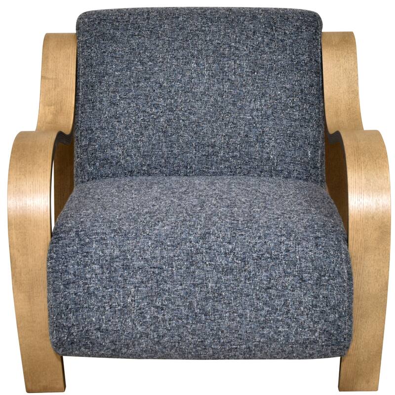 Aria Home Curva Luxe Accent Chair Stylish and comfortable Modern Seating - Brown