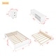 preview thumbnail 15 of 24, Full Platform Bed with Trundle, Storage Box, and Nightstand
