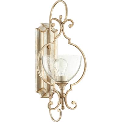 Quorum International Ansley Single Light 10" Wide Bathroom Sconce