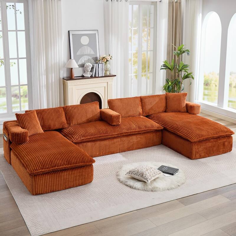 149" Oversized Sectional Couches U Shaped Modular sofa