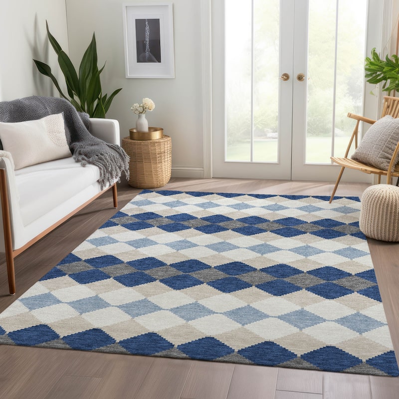 Premium Washable Super Soft Diamond Modern Mayfield Rug