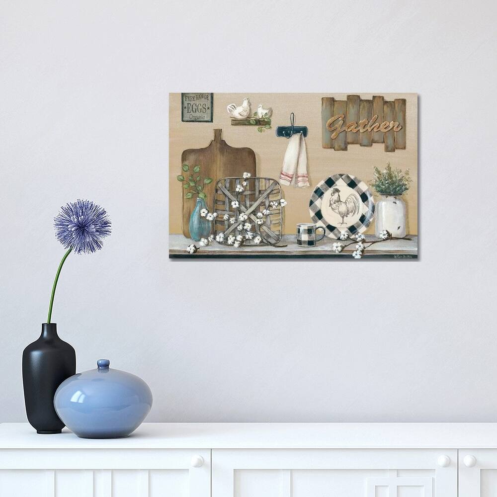 iCanvas "Farmhouse Kitchen" by Pam Britton Canvas Print