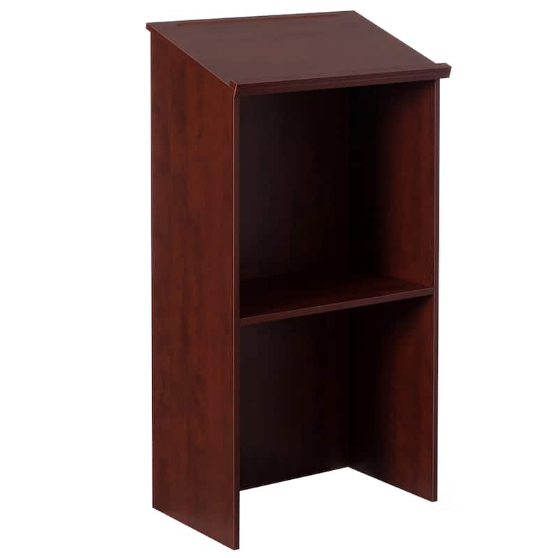 Standing Floor Podium with Storage for Church, School, Office or Home
