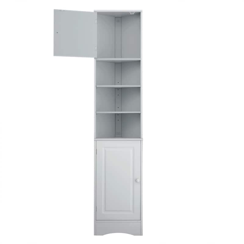 Corner Cabinet Tall Bathroom Storage Cabinet