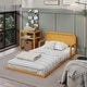 preview thumbnail 7 of 12, Pkolino Curva Rattan Floor Bed - FSC Certified Solid Wood - Natural