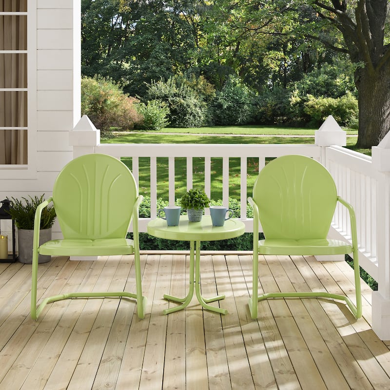 Crosley Griffith 3-piece Metal Outdoor Armchair Set