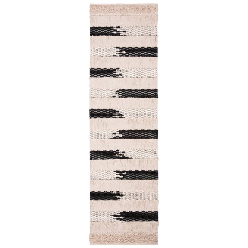 SAFAVIEH Handmade Natura Jaidyn Stripe Rug