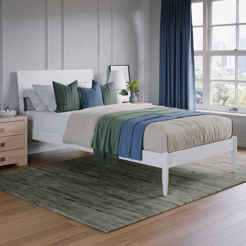 Bradford Platform Bed with Adjustable Headboard - Twin XL - White