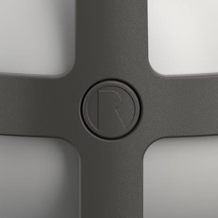 Soft Spot Solar Circular Lantern, Slate Gray