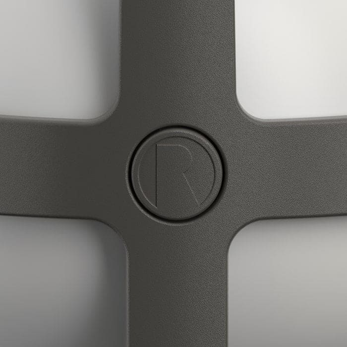 Soft Spot Solar Circular Lantern, Slate Gray