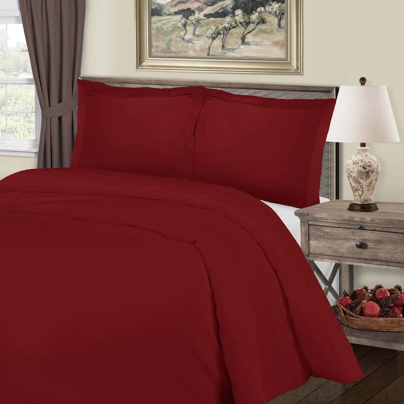 Superior 800 Thread Count Cotton Blend Duvet Cover Set