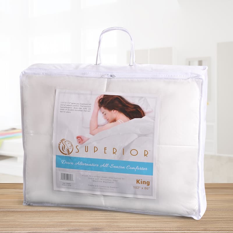 Superior Classic Comforter Reversible Down Alternative Bedding