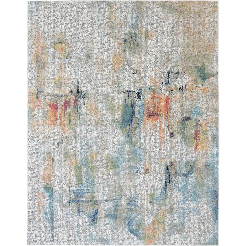 Nourison Global Vintage Textured Abstract Area Rug