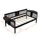 preview thumbnail 23 of 25, Nordic Twin Size Wood Creative Daybed w/ Shelves Platform Bed Frame for Kids, Teens, Girls, Boys for Kids, Teens, Girls, Boys