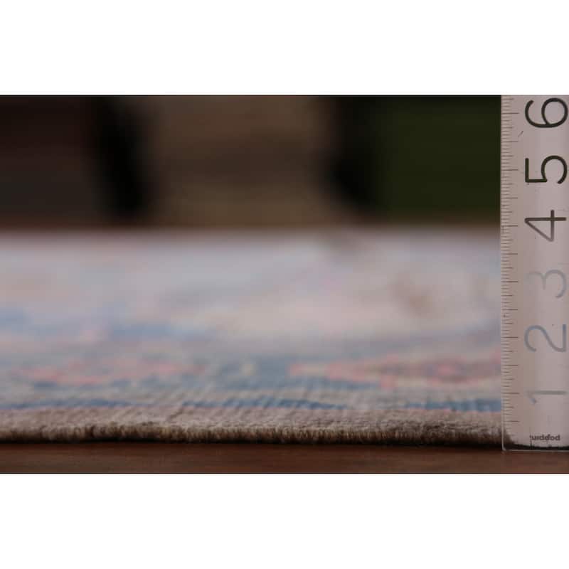 Hand Knotted Oriental 100% Wool Carpet Transitional Geometric Brown Oushak Area Rug - 12' 6'' X 8' 6''