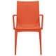 preview thumbnail 3 of 7, Mace Modern Outdoor Arm Chair (Set of 2) - Woven Stackable All-Weather Chairs for Patio, Garden & Café - Indoor/Outdoor