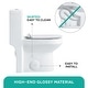 preview thumbnail 7 of 10, Fine Fixtures Dual-flush 1-piece Toilet 10-in. Rough-in w/ Seat